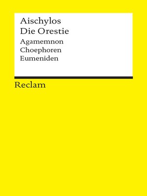 cover image of Die Orestie
